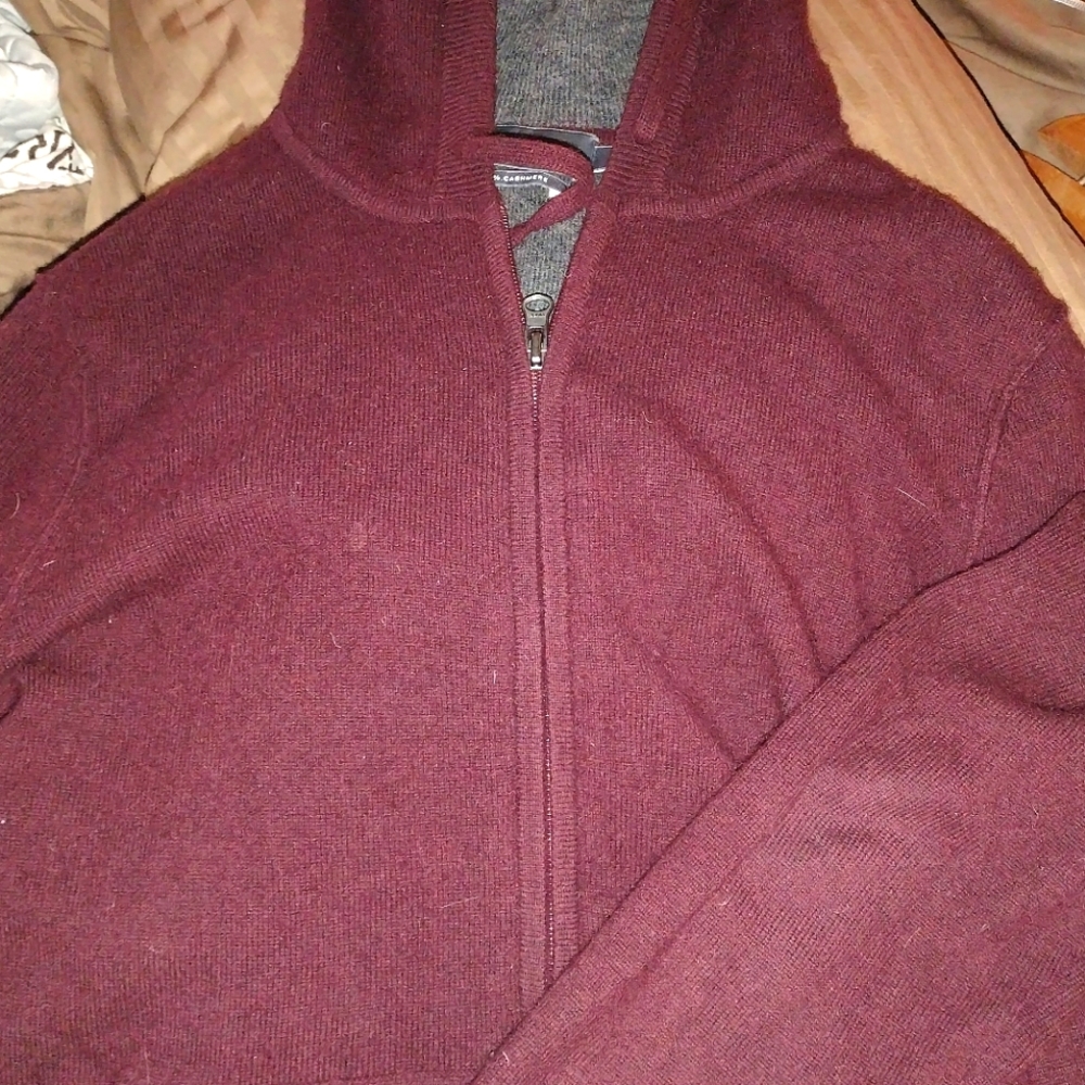 Cashmere hoodie sweater